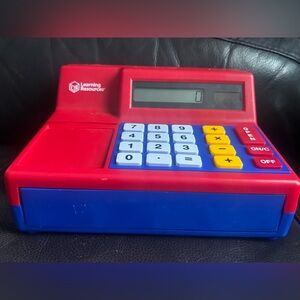 Learning Resources Teaching Cash Register | Pretend Play kids Toy Cashier Set